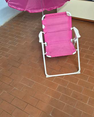 Sediolina con Ombrellino per bimba