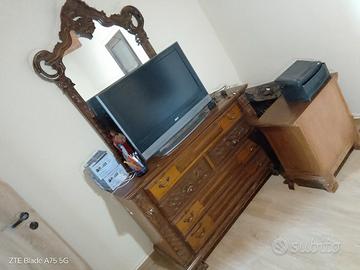 camera da letto in legno 