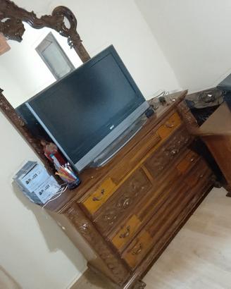 camera da letto in legno 