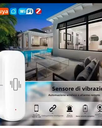 Sensore di Vibrazione Smart Zigbee Tuya
