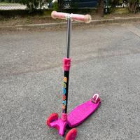 Monopattino bambina con led