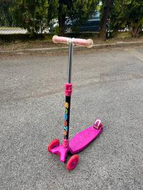 Monopattino bambina con led