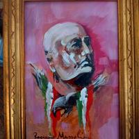 Dipinto di Romano Mussolini 