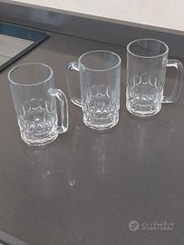3 Boccali da birra.