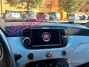 Car Tablet Android CarPlay Per Fiat 500 Abarth