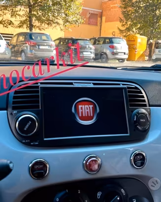 Car Tablet Android CarPlay Per Fiat 500 Abarth