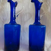 2 bottiglie in Vetro di Murano di modernariato