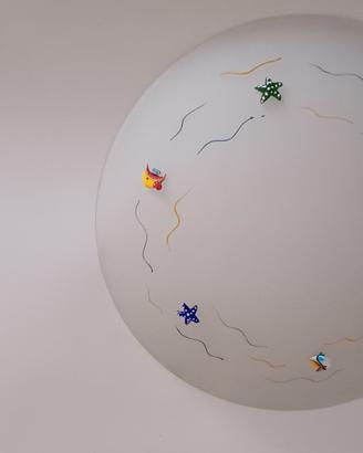 Plafoniera lampadario vetro di Murano