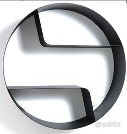 Mensola in metallo antracite 80 cm