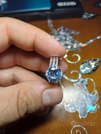 anello argento e zircone 