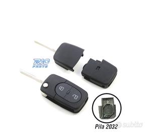 ALLOGGIAMENTO CHIAVE AUDI QUADRATA 2 PULSANTI CON 