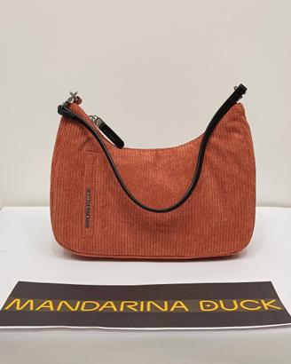 mandarina duck Borsa a spalla piccola in velluto

