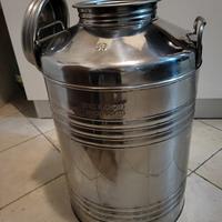 Bidone inox 50L per olio