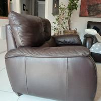 DIVANO IN VERA PELLE 