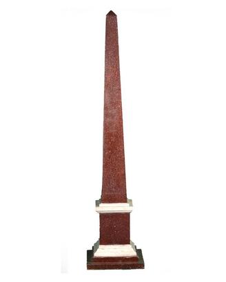 Scultura Obelisco Neoclassico Italiano Anni 70