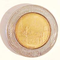 Moneta 500 lire rara