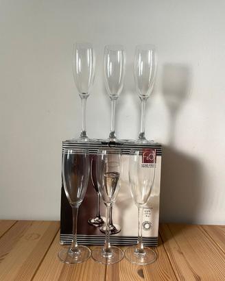 Set di Calici Flute Champagne F&D Primeur – Elegan