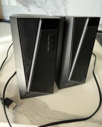 Casse da gaming gxt con led