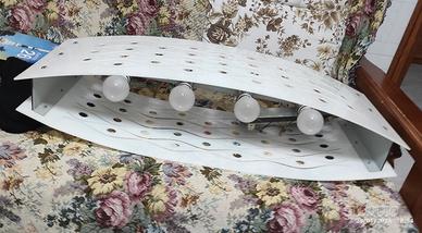 Lampadario design moderno a sospensione 4 luci.  