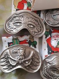 6 Segnaposto  argentati