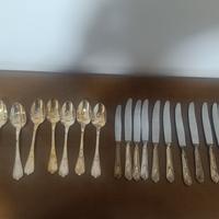 Set Posate Vintage in Metallo Argentato - 