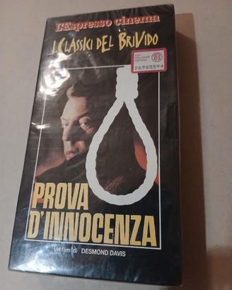 Vhs nuova, sigillata. Film ' prova d'innocenza'