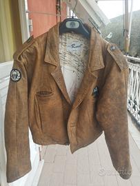 Bomber pelle vintage unisex taglia.M