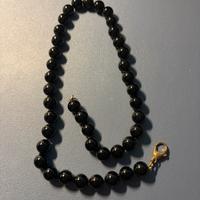 Collana in onice nero