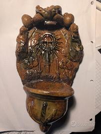 acquasantiera Collesano XIX sec.