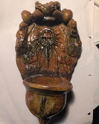 acquasantiera Collesano XIX sec.