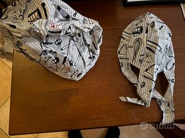 Cappello e bandana da cucina