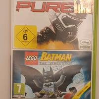 2 giochi pure e lego batman xbox360