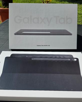 samsung s10 fe + 5g 256gb + cover/tastiera - nuovo