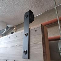 Porta scorrevole esterno muro con binario