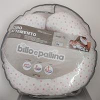 Cuscino Allattamento XXL bianco con motivi rosa