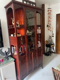 vetrinetta in ciliegio fine 800 primi 900.