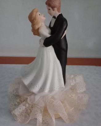 Topper Cake da Matrimonio del 1996 alto 18 cm