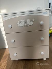 Fasciatoio/cassettiera foppapedretti