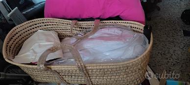 cesta porta neonato con cavalletto
