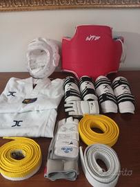 attrezzatura taekwondo