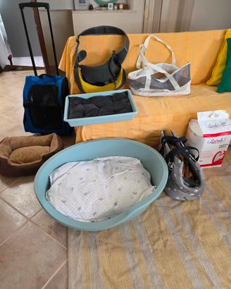 Trasportino, trolley e lettini per cani e/o gatti 