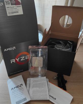 CPU Ryzen 7 5800 XT con silicio selezionato