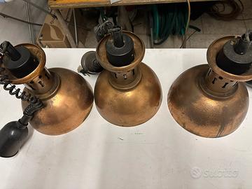 Lampade in rame