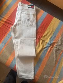 Pantalone bianco tommy jeans