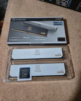 DDR5 32Gb (16×2) T-Create Expert 6000 Mhz 30CL