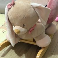 Dondolo Nattou coniglietto rosa