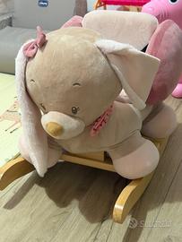 Dondolo Nattou coniglietto rosa