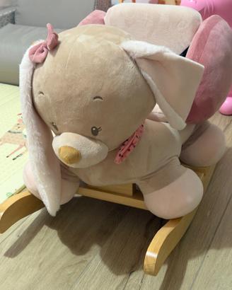 Dondolo Nattou coniglietto rosa