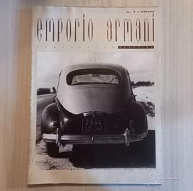 Emporio Armani Magazine N. 1 "Africa" (1989) Raro
