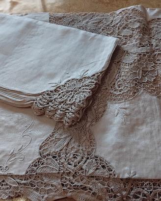 coordinato coperta e tovaglia con tovagliolj